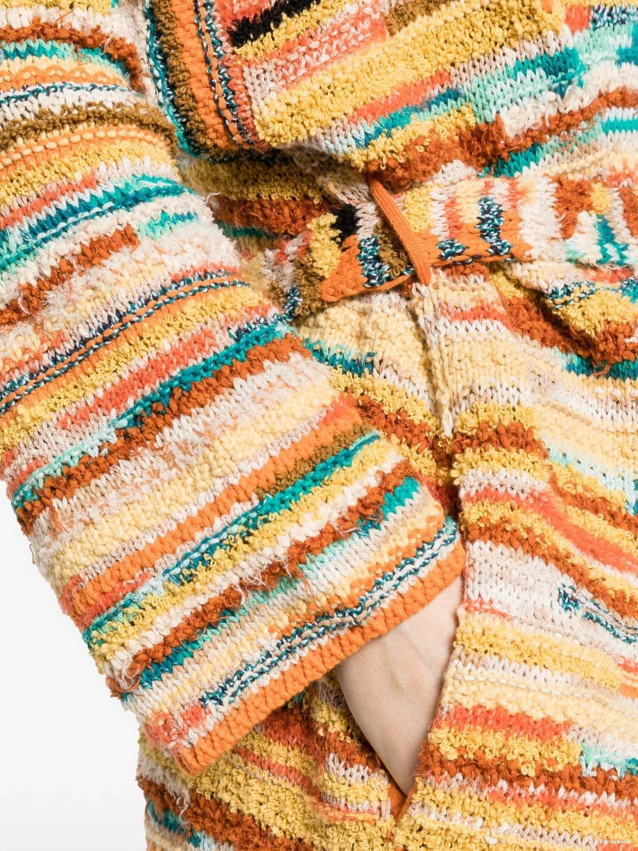 Affordable Alanui Women Maduray coat patterned-intarsia 0707